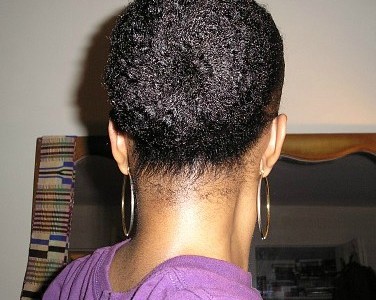 Natural Hair Styles “Sock” Bun