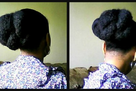 Natural Hair Styles Fat Twist Bun