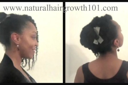 Natural Hair Styles Formal Updo