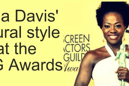 Viola Davis’ Natural Style at the SAG awards